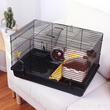 寵物樂園~倉鼠籠子倉鼠47cm基礎籠倉鼠雙層窩豪華別墅倉鼠籠倉鼠房子超大 雙11全館免運