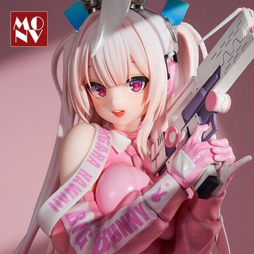 優質版Superbunny超級兔子手辦可愛粉色美少女動漫模型擺件禮物