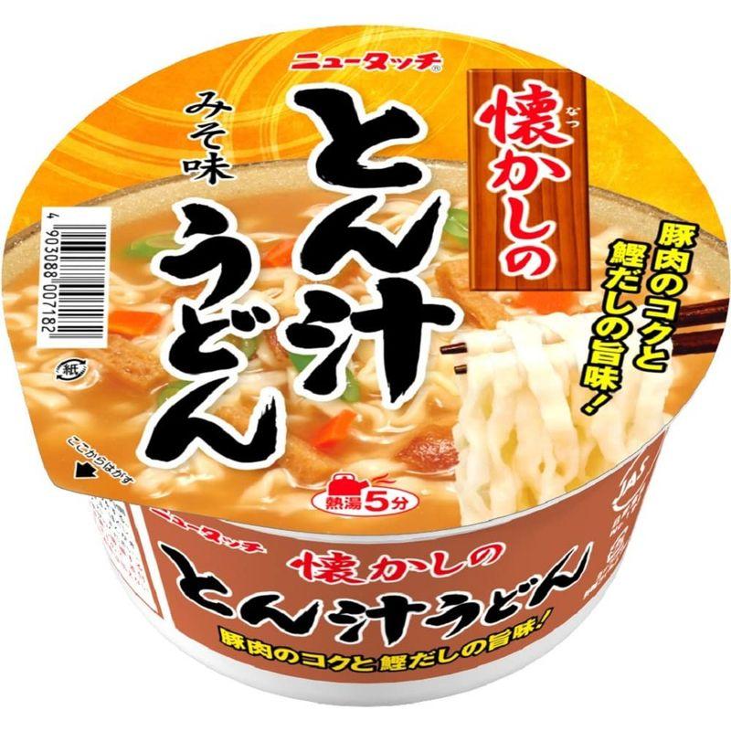 ニュータッチ 懐かしのとん汁うどん 80g×12個