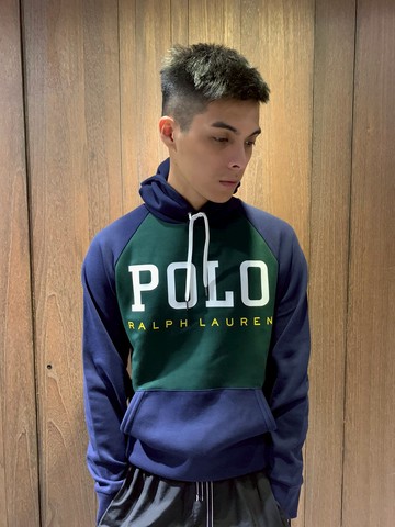 美國百分百【全新真品】 Ralph Lauren RL 連帽 帽T 長袖 素面 POLO logo 男 綠色 AR51