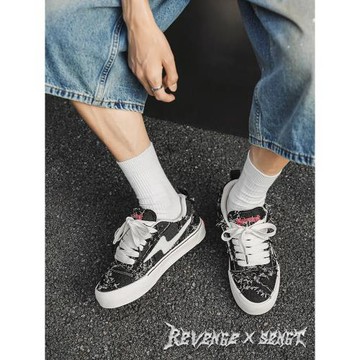 正品 REVENGE X SENGT洛杉磯閃電男女百搭面包鞋潮流爆款增高板鞋