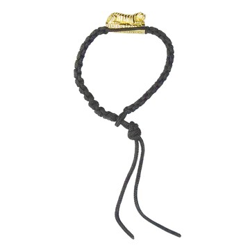 咬錢虎 中性黑網繩手鍊  5g  1個