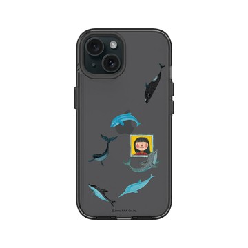 iPhone 15 Clear 酷墨灰 - 幾米 Jimmy Liao - 星空-心中的女孩