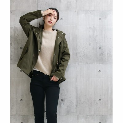 ソーシャルガール バックテールマウンテンパーカー レディース カーキ系2 S Socialgirl 通販 Lineポイント最大get Lineショッピング