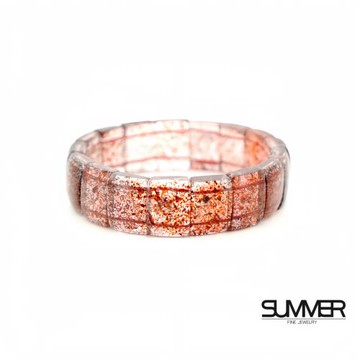 【SUMMER寶石】限量珍藏絕礦金草莓超七手排43g  (16mm)