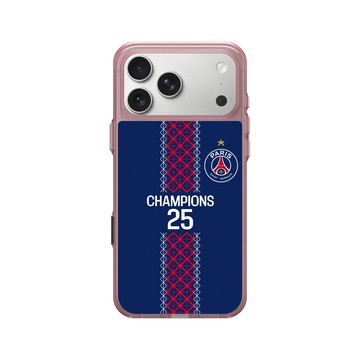 iPhone 17 Pro Max Clear (相機按鈕) 晶醺玫 - PSG - Champions 25