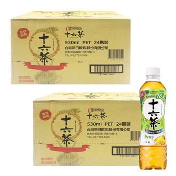 十六茶零咖啡因複方茶530mlx24入x2箱