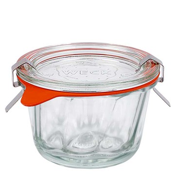 Weck 561 玻璃罐附玻璃蓋 Ring Cake Shape (附密封圈M) 165ml (WK055)