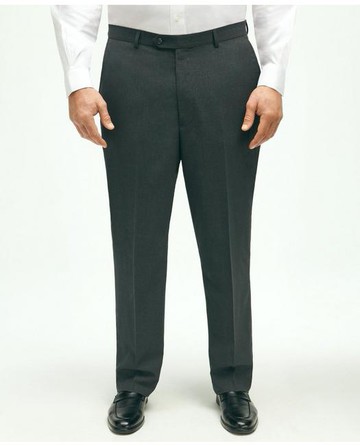 Brooks Brothers Men's Explorer Collection Big & Tall Suit Pant | Grey | Size 46 34