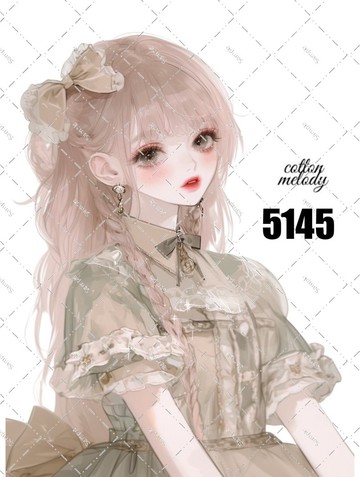 original sticker no.5145 人物貼紙 原創貼紙 原創人物貼紙 裝飾貼紙 cotton melody