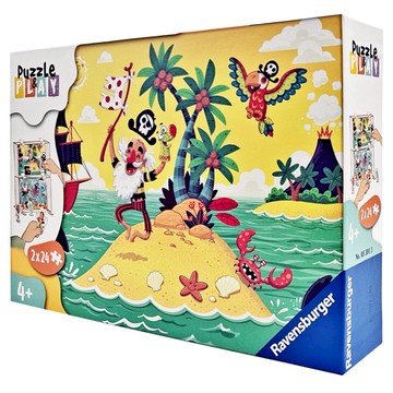 Ravensburger 維寶 海盜冒險 拼圖扮演游戲 4歲以上  48片  1盒