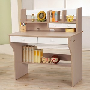 《C&B》天才學童系列兒童書桌(白色)白色