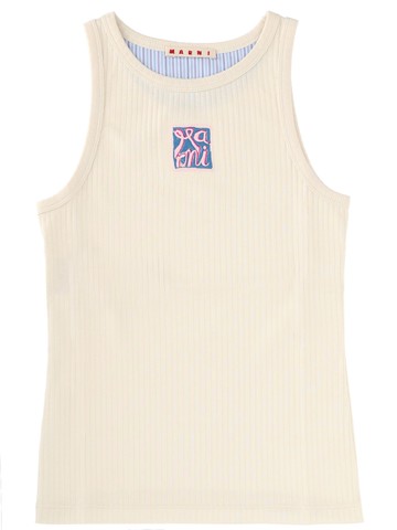marni tank top with logo