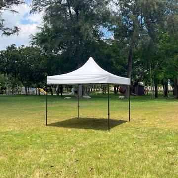 【振盛塑膠】八角快速帳（折疊式帳篷）/PVC布八角骨架/白色