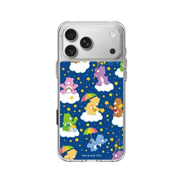 iPhone 17 Pro Max Clear Case（相機按鈕） 透明 - Care Bears - 夜空星語