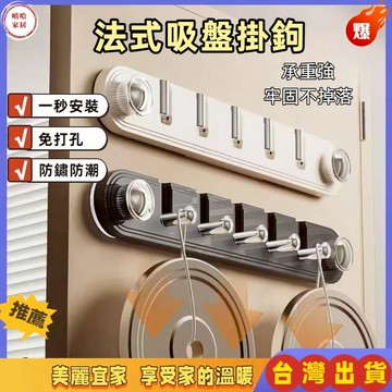 優選🏆法式吸盤排鉤 門後掛鉤 無痕掛鉤 玄關掛鉤 衣帽掛鉤 吸盤掛鉤 廚房掛鉤 掛衣鈎 免打孔掛鉤 衣服掛鉤