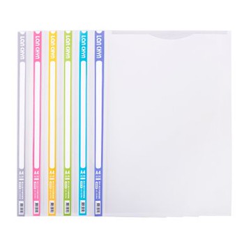 【連勤 LANCHYN】P.P 直式U型袋附邊條A4-12個入/包 配色出貨 LC-314U