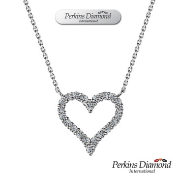 PERKINS 伯金仕 Myheart II系列 18K金鑽石項鍊