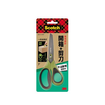 3M不鏽鋼開箱剪刀<不沾膠帶7吋>