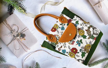 禮物首選/小兔花園提背兩用小沸包