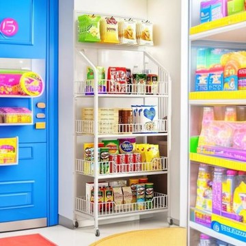 超市零食貨架放零食多層置物架便利店門口玩具食品展示架子批發