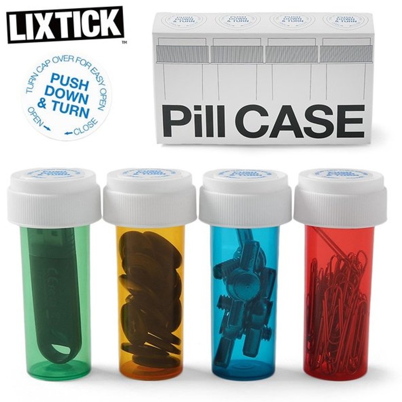 Lixtick リックスティック Pill Case Small ピルケース スモール 常備薬 錠剤 サプリ ケース 持ち歩き 携帯用ケース メーカー ブランド クーポン対象外 T 通販 Lineポイント最大0 5 Get Lineショッピング