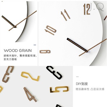 現代簡約創意掛鐘 輕奢北歐時鐘 靜音藝術時鐘 時尚大氣 裝飾鐘表 創意時鐘 壁鐘 客廳餐廳臥室家用墻面掛鐘