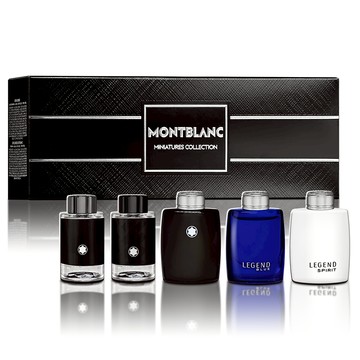 MONTBLANC 萬寶龍 迷你香氛組 4.5MLX5入(傳奇經典+傳奇白朗峰+傳奇紳藍+探尋旅者+探尋巔峰)
