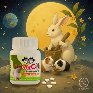 📦箱購 【隔日到🚚多件優惠】倉鼠/蜜袋鼯/天竺鼠/兔子/小動物維它命C 裕達 Little Park♥️綜合口味80顆
