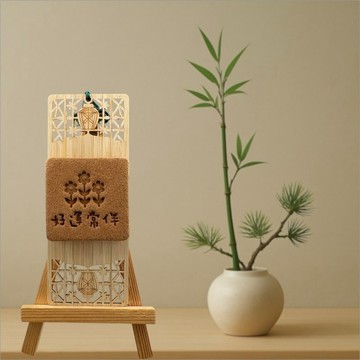 窗花草本植合香香牌  蒔光小語系列14 壁飾擴香擺件 贈3ml精油