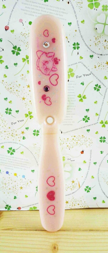 【震撼精品百貨】The Aristocats Marie 迪士尼瑪莉貓 折梳-愛心鑽 震撼日式精品百貨