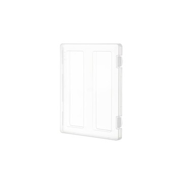 【日本霜山】PP透明A5文件收納盒-3入