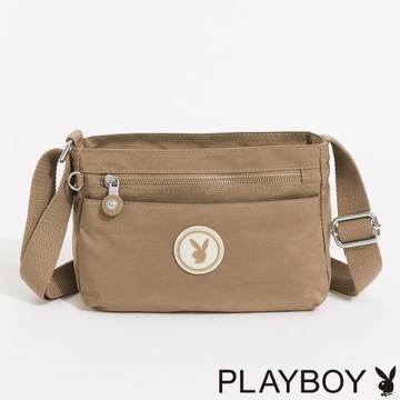 PLAYBOY - 斜背包  Daily Life系列 - 卡其色