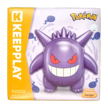 QMAN KEEPPLAY PoKeMoN 寶可夢 圓頭系列積木 - Gengar  耿鬼  1盒