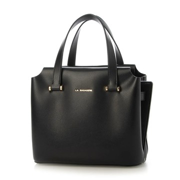 LA BAGAGERIE 皮革兩用托特包（小/黑）_廠商直送