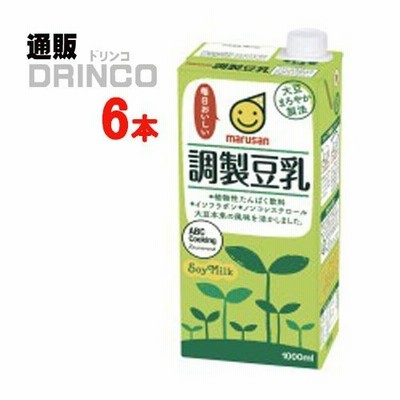 豆乳 調製豆乳 1L パック 6 本 ( 6 本 × 1 ケース ) マルサンアイ