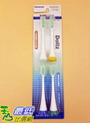 [4東京直購] Panasonic EW0943-W (一組4支) DOLTZ 音波電動牙刷替換刷頭 相容:EW-DL43/EW1023/EW-DE55_AA1