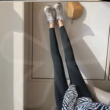打底褲新款爆款春秋季外穿鯊魚褲黑色女魔術褲芭比褲子瑜伽褲