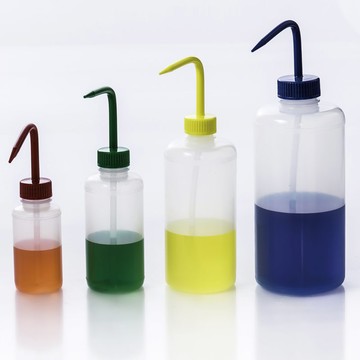 《Bel-Art》細口彩色洗瓶 PE Bottle, Wash, PE