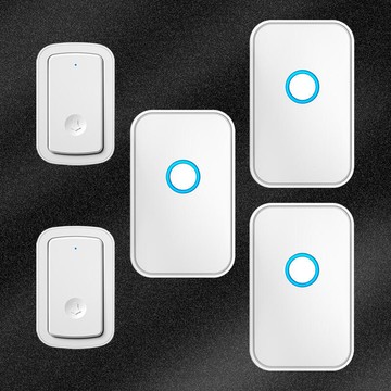 【限時特惠】電子呼叫器 充電無線 家用二拖三 不用插電 超遠距離 智能遙控