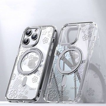 16/15/14/13/12/S25/S24/S23系列浮雕感360旋轉磁吸立架殼-昭和櫻