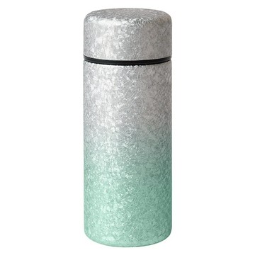 HIKARI 日光生活 冰花鍍鈦保溫杯 H1128  單漸層綠  1個  160ml