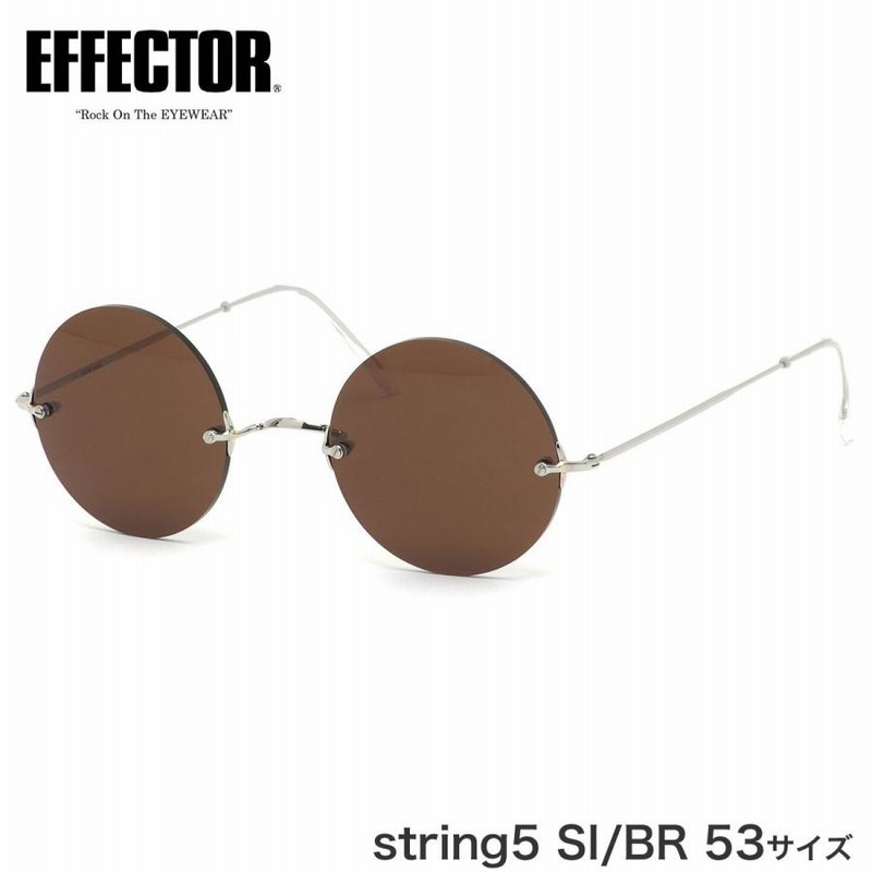 エフェクター string 5 SI/BR 53サイズ サングラス EFFECTOR ...