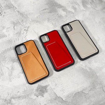 The Lederer 插卡真皮電話殼 | iPhone 13/12/11| 手縫皮革材料包