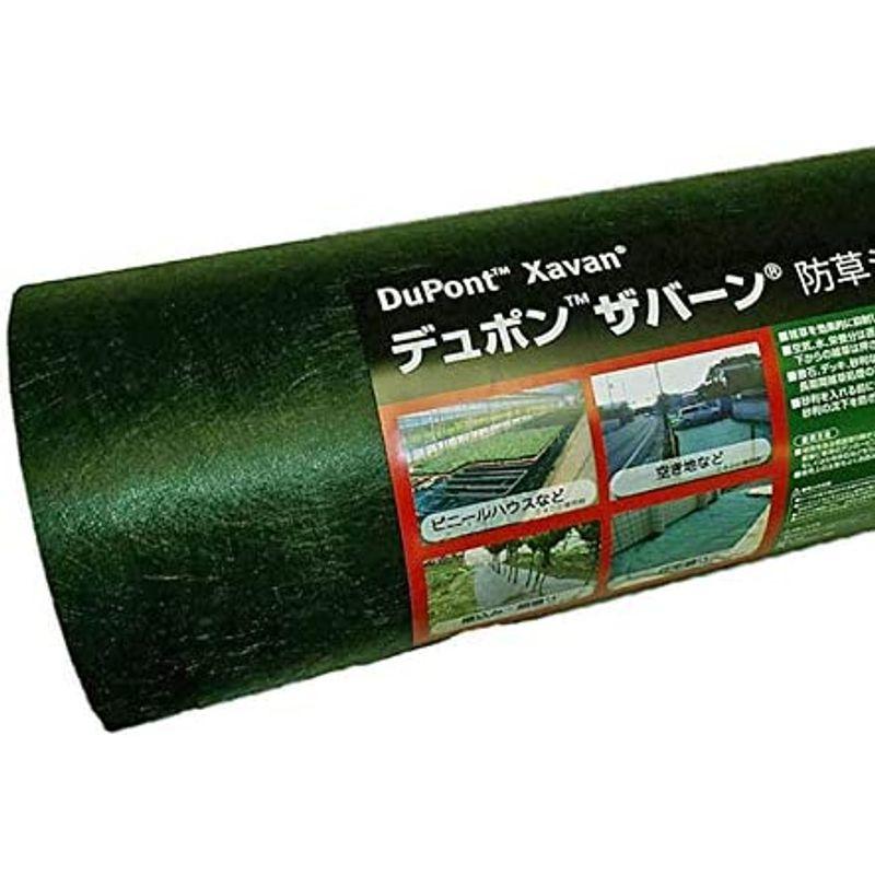 耐用年数 曝露約10~15年 Dupont ザバーン 350G 防草 グリーングリーン 砂利下シ