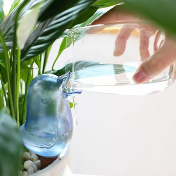 臺灣熱賣懶人澆水器戶外出差家用智能滴水器滲水器旅遊養花盆栽小鳥澆花器JKB
