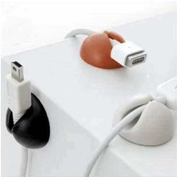 理線夾桌面理線器數據充電線收納扣掛鉤手機線整理卡扣固定固線夾