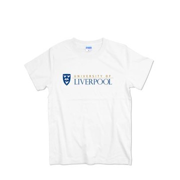 利物浦大學T恤短袖男英式學院夏季情侶裝青少年純棉圓領文化衫T恤