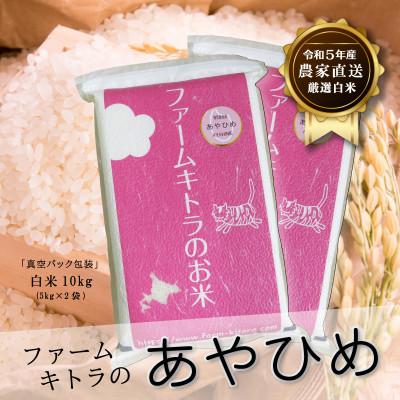 ふるさと納税 長沼町 あやひめ白米5kg×2袋