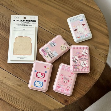 ✨桃園出貨✨日韓卡通米菲兔KT貓磁吸MAGsafe磁吸卡套包適用於磁吸手機殼卡包